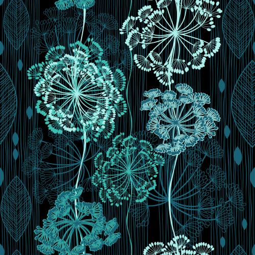 Vektor abstrakte Zonentiere, Blätter, vertikale Linien auf schwarzem